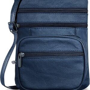 Genuine Leather Cross Body Bags Purse for Women, Purses Women's Shoulder Sling H